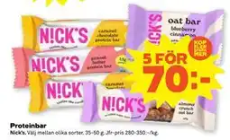 Stora Coop Proteinbar, SEK 70 erbjuda
