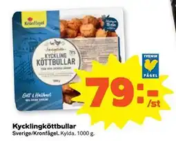 Stora Coop Kycklingköttbullar, SEK 79 erbjuda