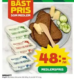 Coop BREGOTT, Medlemspris erbjuda
