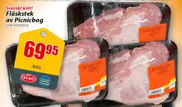 Extra Mjällby Stormarknad Svenskt kött! Fläskstek av Picnicbog erbjuda