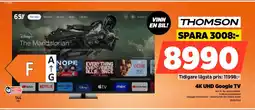 Power Thomson 4k uhd google tv erbjuda