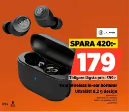 Power True Wireless in-ear hörlurar Ultralätt design erbjuda