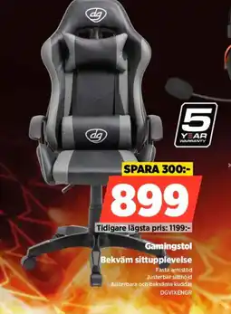 Power Gamingstol Bekväm sittupplevelse erbjuda