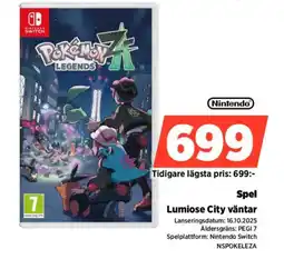 Power Nintendo Spel Lumiose City väntar erbjuda