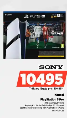 Power Konsol PlayStation 5 Pro erbjuda