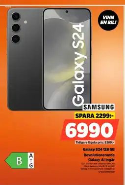 Power SAMSUNG Galaxy S24 128 GB RevolutionerandeAl ingår erbjuda