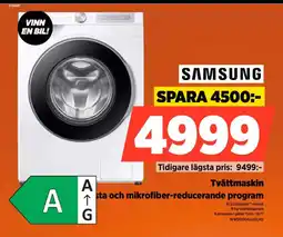 Power SAMSUNG Tvättmaskin sta och mikrofiber-reducerande program erbjuda