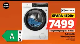 Power Electrolux Tvättmaskin SteamCare-system erbjuda