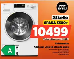 Power Miele Tvättmaskin AddLoad: Lägg till glömda plagg erbjuda