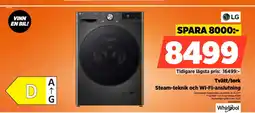Power LG Tvätt/tork Steam-teknik och Wi-Fi-anslutning erbjuda