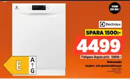 Power Electrolux Diskmaskin Hygien- och glasinställningar erbjuda