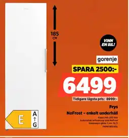 Power Frys NoFrost - enkelt underhåll erbjuda