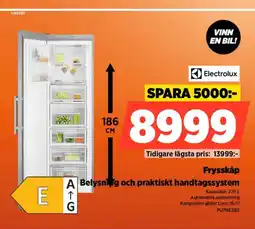 Power Frysskåp A Belysning och praktiskt handtagssystem erbjuda