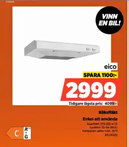Power Eico Köksfläkt Enkel att använda erbjuda