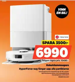 Power Robotdammsugare HyperForce-sug fångar upp alla partiklarna erbjuda