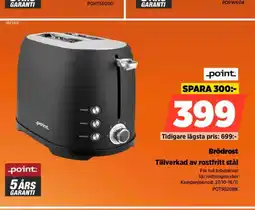 Power Tillverkad av rostfritt stål point brödrost erbjuda