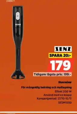 Power XENZ Stavmixer För mångsidig bakning och matlagning erbjuda