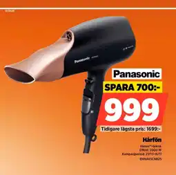 Power Panasonic Hårfön erbjuda