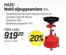 thansen Mobil oljeuppsamlare, SEK 919.2 erbjuda