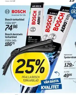 thansen Bosch torkarblad, SEK 74.96 erbjuda