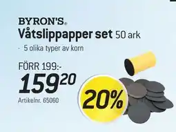 thansen Våtslippapper set, SEK 159.2 erbjuda