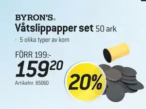 thansen Våtslippapper set, SEK 159.2 erbjuda
