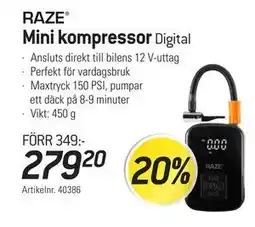 thansen Mini kompressor, SEK 279.2 erbjuda