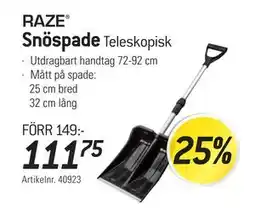 thansen Snöspade, SEK 111.75 erbjuda