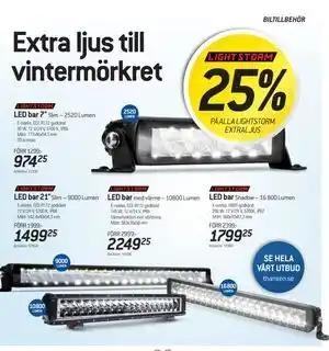 thansen 25% PÅ ALLA LIGHTSTORM EXTRALJUS erbjuda