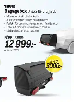 thansen Bagagebox, SEK 12999 erbjuda