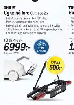 thansen Cykelhållare, SEK 6999 erbjuda
