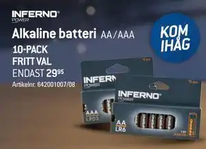 thansen Alkaline batteri, SEK 29.95 erbjuda