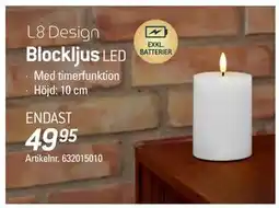 thansen Blockljus, SEK 49.95 erbjuda