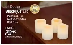 thansen Blockljus, SEK 79.95 erbjuda