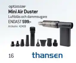 thansen Mini Air Duster, SEK 599 erbjuda