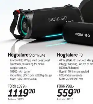 thansen Högtalare, SEK 1119.3 erbjuda