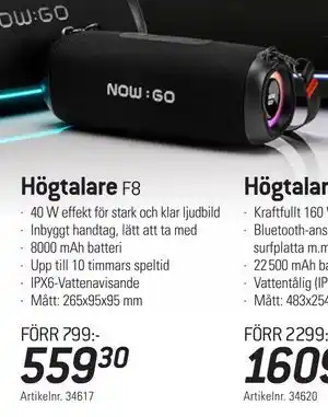 thansen Högtalare, SEK 559.3 erbjuda