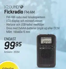 thansen Fickradio, SEK 99.95 erbjuda