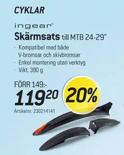 thansen Skärmsats, SEK 119.2 erbjuda