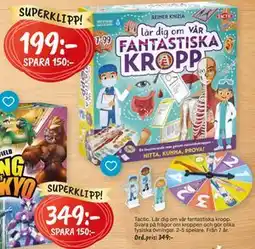 Leklust Tactic. Lär dig om vår fantastiska kropp., SEK 199 erbjuda