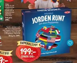 Leklust Tactic, Jorden runt, det stora flaggspelet., SEK 199 erbjuda