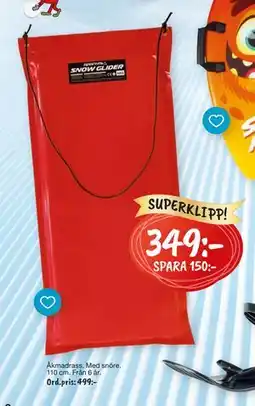 Leklust Åkmadrass, SEK 349 erbjuda