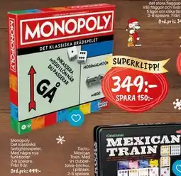 Leklust Monopoly., SEK 349 erbjuda