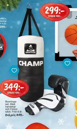 Leklust Boxningsset, SEK 349 erbjuda