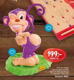 Leklust Pull my finger. Låt inte apan prutta., SEK 199 erbjuda