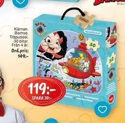 Leklust Kärnan Bamse Träpussel, SEK 119 erbjuda