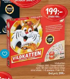 Leklust Vildkatten Classic 300, SEK 199 erbjuda