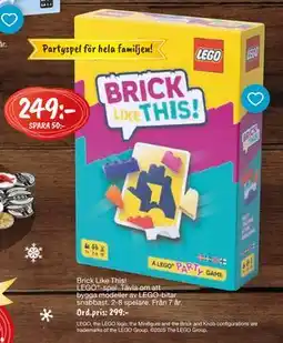 Leklust LEGO, SEK 249 erbjuda