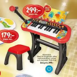 Leklust Keyboard, SEK 299 erbjuda