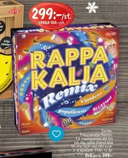 Leklust Tactic. Rappakalja Remix., SEK 299 erbjuda